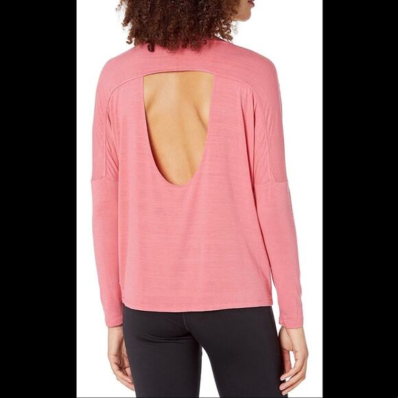 SKECHERS PERFORMANCE Women’s 3/4 Long Sleeve Backless Workout Tee Shirt XS - Picture 1 of 11